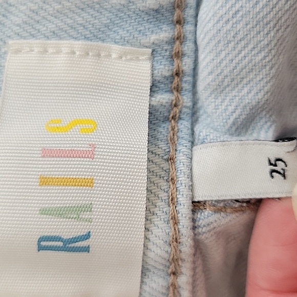 Rails The Melrose Classic Slim Bleached Repair Hem Denim Jeans - Size 25 - Picture 13 of 15